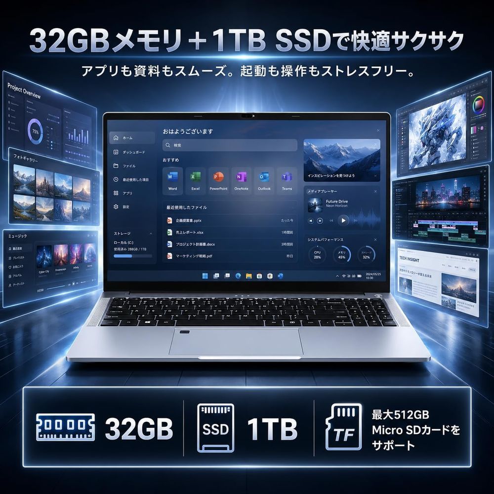 Core i7-1255U 15.6インチ 高性能モデル 商品画像3